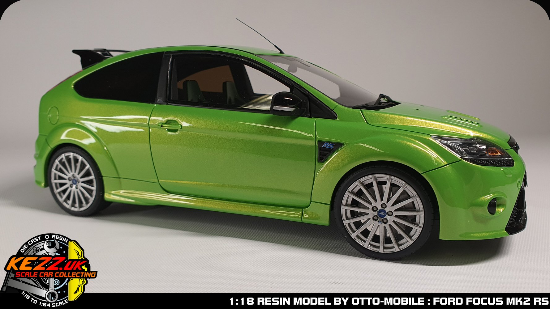 Coming soon in 1/18 from Solido, Ford Focus RS Mk2 , Ultimate Green or Frozen White, £55 each, contact us to pre order