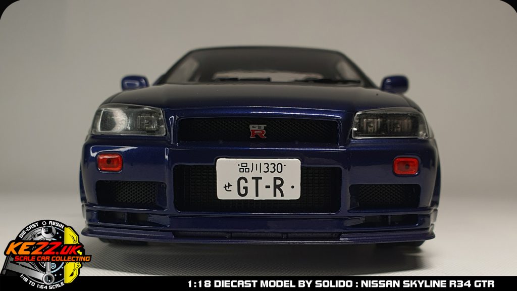 Front shot of the R34 Nissan Skyline
