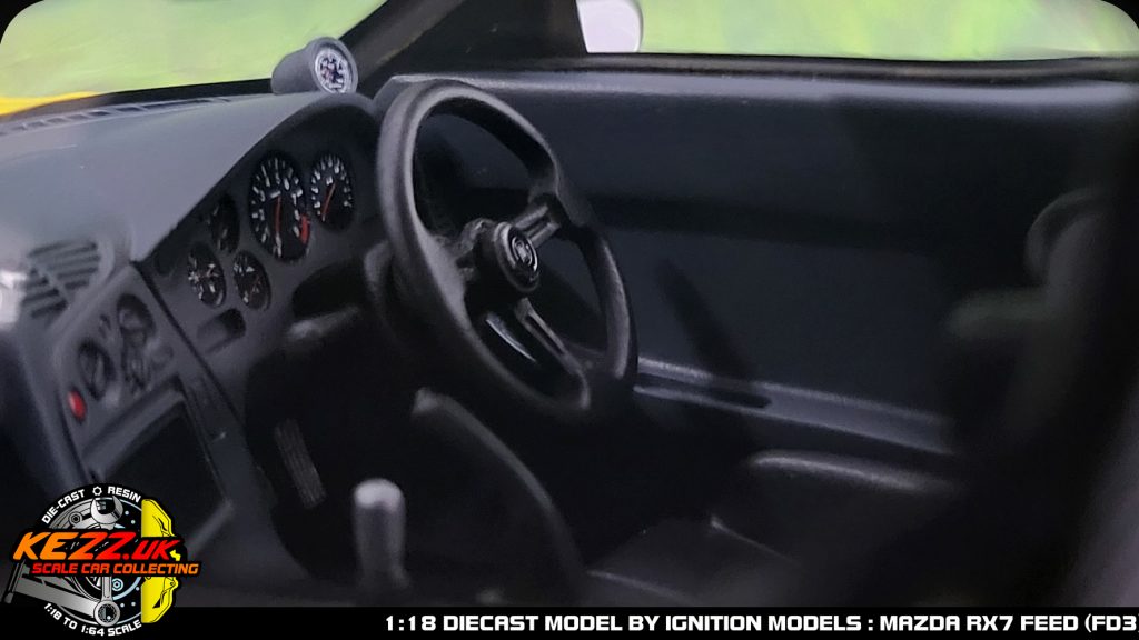 1/18 scale Mazda RX-7 by Ignition Models, Feed Fujita Engineering Resin Model - Interior