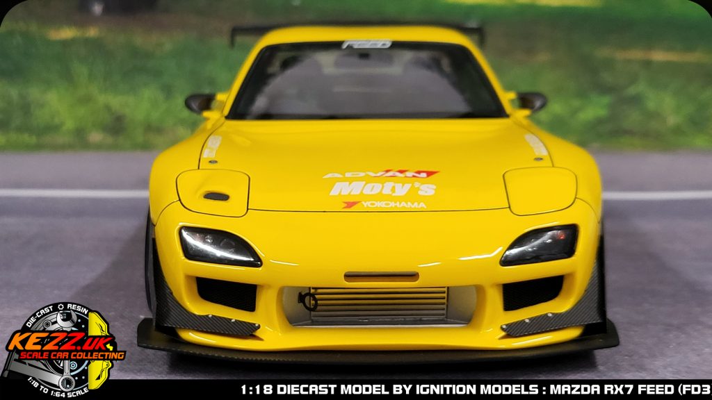 1/18 scale Mazda RX-7 by Ignition Models, Feed Fujita Engineering Resin Model - Front View