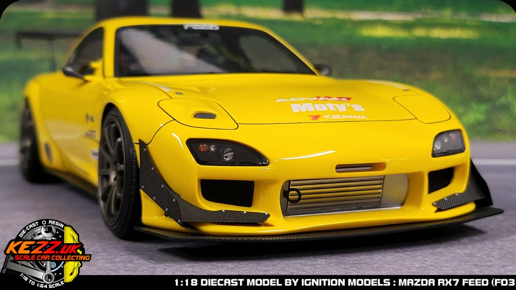1/18 scale Mazda RX-7 by Ignition Models, Feed Fujita Engineering Resin Model - Front View